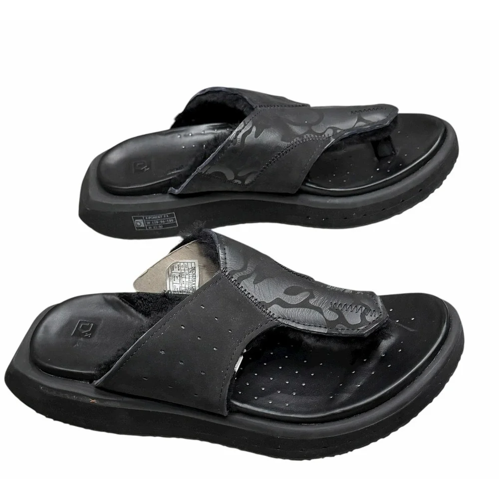 Deckers X Lab Gldtr Slide Recovery Sandals Flip Flops Chunky Comfort Shoes Sz 10